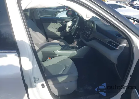 2022 Toyota Highlander Le from USA, damaged, VIN 5TDBZRBH2NS171536